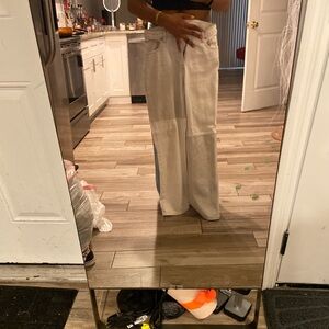 Refuge Cream Straight Leg Jeans